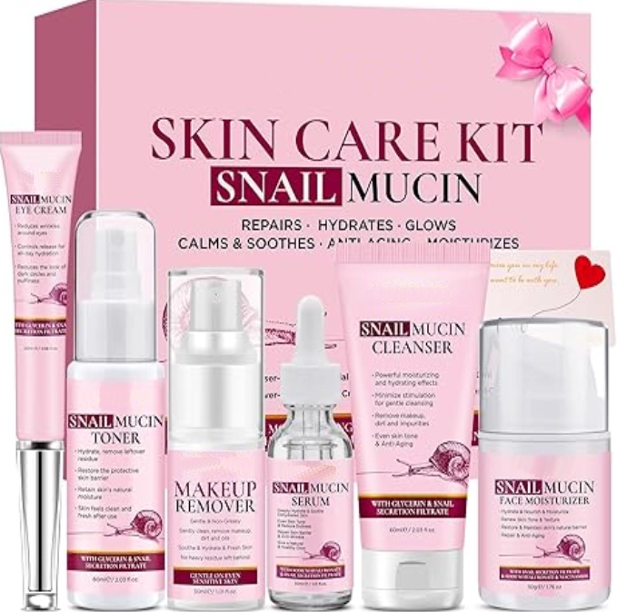 Kit de Cuidados com a Pele para Mulheres - Limpeza Profunda dos Poros